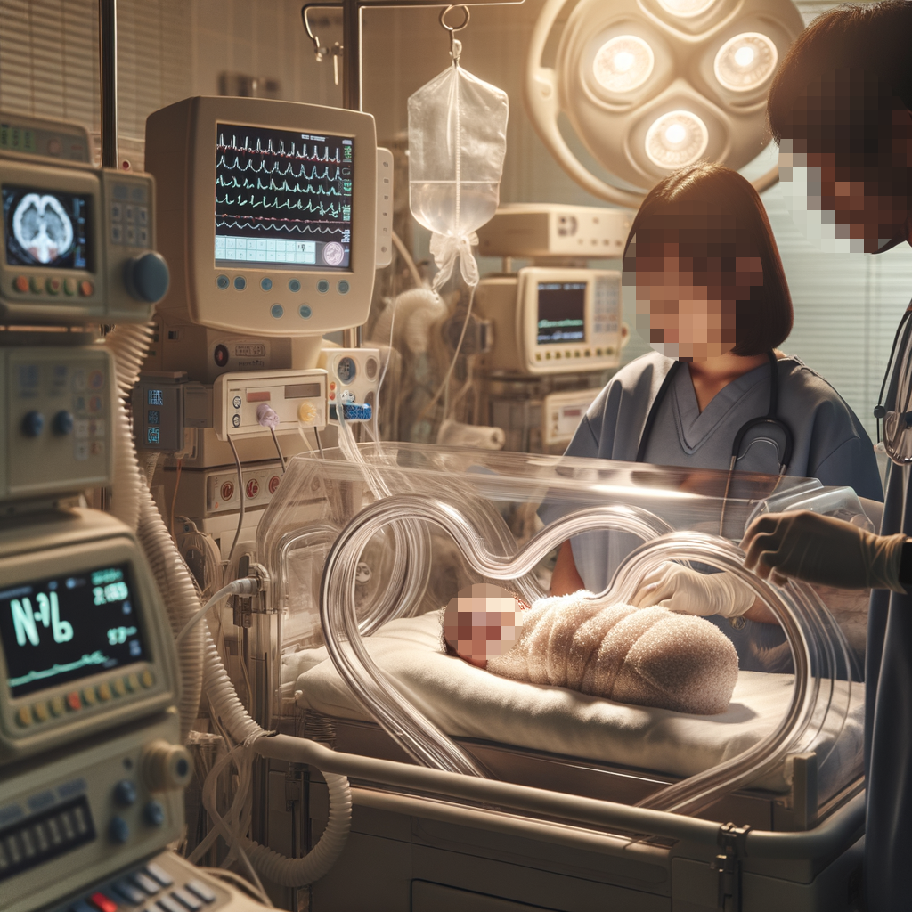 bébé mis sous hypothermie pour une anoxo-ischémie