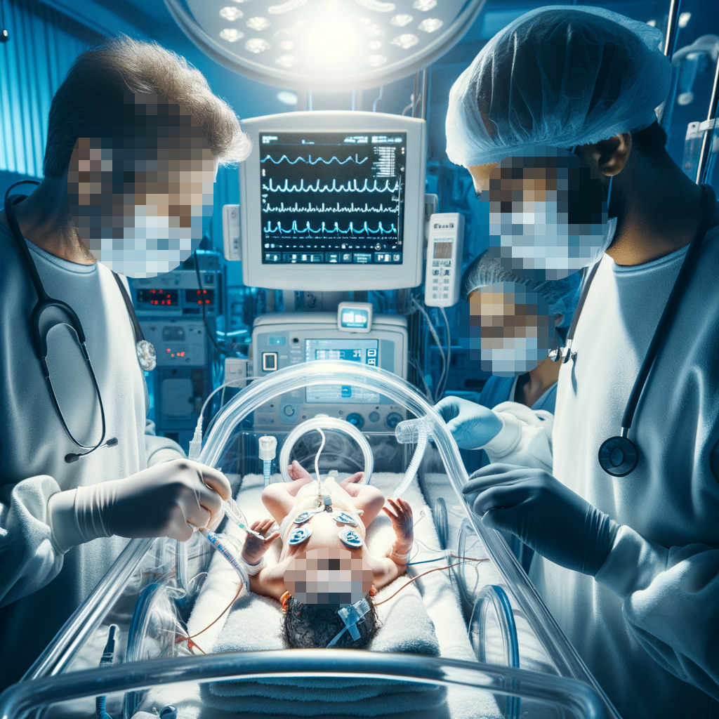 bébé mis sous hypothermie pour une anoxo-ischémie